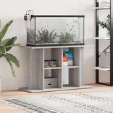 Aquarium Stand Grey Sonoma 100x40x60 cm Engineered Wood 833589