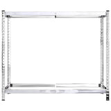 2-Layer Tire Rack 4 pcs Silver 110x40x110 cm Steel 3154231