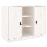 Sideboard White 100x40x75 cm Solid Wood Pine 820133