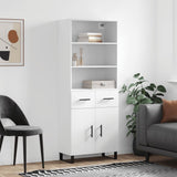 Highboard White 69.5x34x180 cm Engineered Wood 3200537