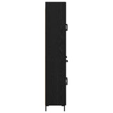 Highboard Black Oak 69.5 x 34 x 180 cm Engineered Wood 3416284