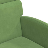 Dining Chairs with Wheels 2 pcs Light green 58 x 65 x 98 cm 42017878