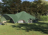 Teepee Tent 9-Person Green and Grey 502 x 502 x 297 cm 42004017