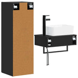 Bathroom Furniture Set 2 pcs Black 33 x 34.5 x 100 cm 3406104