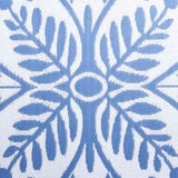 Outdoor Rug Floral ARAKIL Baby Blue and White 400 x 300 cm 42003500