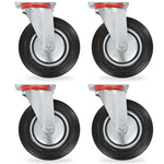 ZNTS Swivel Casters 4 pcs 200 mm 143454