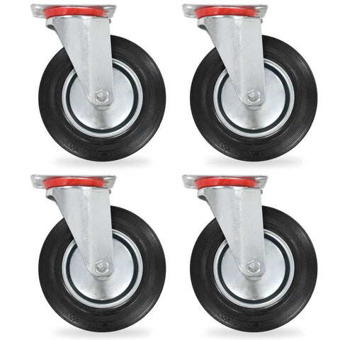 ZNTS Swivel Casters 4 pcs 200 mm 143454