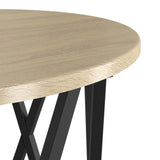 ZNTS Nesting Side Tables 3 pcs Sonoma Oak Engineered Wood 868256