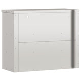 Kitchen Wall Cabinet with Shelves Stainless Steel 376446