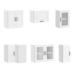 ZNTS 11 Piece Kitchen Cabinet Set Kalmar White Engineered Wood 3314881