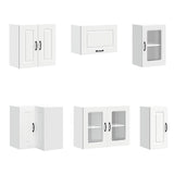 11 Piece Kitchen Cabinet Set "Kalmar" White Engineered Wood 3314881