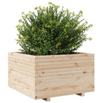 ZNTS Garden Planter 80x80x49.5 cm Solid Wood Pine 3282529