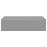 Wall-mounted Drawer Shelves 2 pcs Grey 40x23.5x10cm MDF 330246