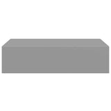 Wall-mounted Drawer Shelves 2 pcs Grey 40x23.5x10cm MDF 330246