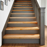 Stair Treads 16 pcs Light Brown 90x30x2 cm Solid Wood Oak 3282997