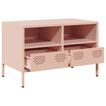 ZNTS TV Cabinet Pink 68x39x43.5 cm Cold-rolled Steel 851317