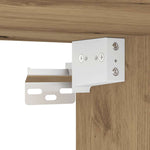 ZNTS 2 Piece Bathroom Furniture Set Artisan Oak Engineered Wood 862037
