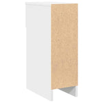 ZNTS Bedside Cabinet with Drawer White 20x36x60 cm 858695