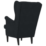 Armchair Black Velvet 42012826