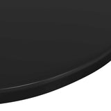 Table Top Black 70 x 1.5 cm Engineered Wood 880412