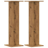 Plant Stands 2 pcs Artisian Oak 30x30x95 cm Engineered Wood 3307881