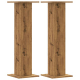 Plant Stands 2 pcs Artisian Oak 30x30x95 cm Engineered Wood 3307881