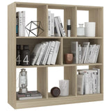 ZNTS Book Cabinet Sonoma Oak 97.5x29.5x100 cm Engineered Wood 800174