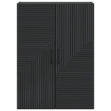 Wall-Mounted Cabinet Black 66 x 34.5 x 90 cm Engineered Wood 898566