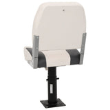 Boat Seats 2 pcs with Pedestal Height Adjustable 360&deg Rotatable 3294968