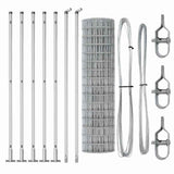Welded Wire Fence with Concrete Base 10 x 1.2 m 3351055
