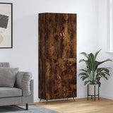 Highboard Smoked Oak 69.5x34x180 cm Engineered Wood 3195880