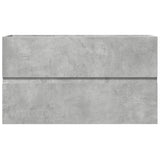 ZNTS Sink Cabinet Concrete Grey 90x38.5x45 cm Engineered Wood 856248