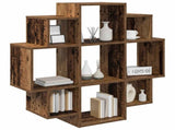 Wall Shelf Old Wood 90 x 25 x 90 cm Engineered Wood 8012178