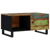 Coffee Table 80x50x40 cm Solid Wood Reclaimed&Engineered Wood 350634