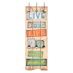 ZNTS Wall-mounted Coat Rack with 6 Hooks 120x40 cm LIVE LIFE 245849