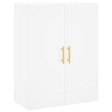 Highboard White 69.5x34x180 cm Engineered Wood 3195779