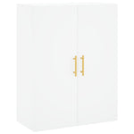 Highboard White 69.5x34x180 cm Engineered Wood 3195947