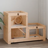 Hamster Cage 81x40x60 cm Solid Wood Fir 172384