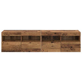 TV Wall Cabinets 2 pcs Old Wood 80 x 30 x 40 cm Engineered Wood 882978