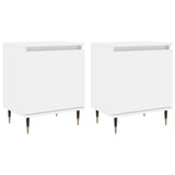 Bedside Cabinets 2 pcs White 40x30x50 cm Engineered Wood 826813