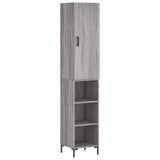 Highboard Grey Sonoma 34.5x34x180 cm Engineered Wood 3198983