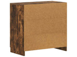 Bathroom Storage Cainet UTRECHT Smoked Oak 59.5 x 31 x 77 cm 897720