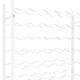 Wine Rack for 36 Bottles White Metal 340910