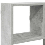 ZNTS Wall Cube Shelf 12 Compartments Concrete Grey Engineered Wood 860007