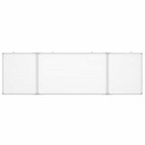 Magnetic Whiteboard Foldable 160x50x1.7 cm Aluminium 4005366