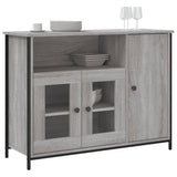 Sideboard Grey Sonoma 100x35x75 cm Engineered Wood 835512