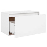 808666 Hall Bench 80x40x45 cm White Engineered Wood