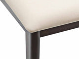 Dining Chair 2 pcs Light Brown and Light Solid Rubber Wood 42020402