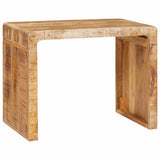 End Table Brown 60 x 35 x 46 cm Solid Mango Wood 4104575