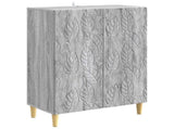 Sideboard Grey Sonoma 66 x 34.5 x 90 cm Engineered Wood 895051